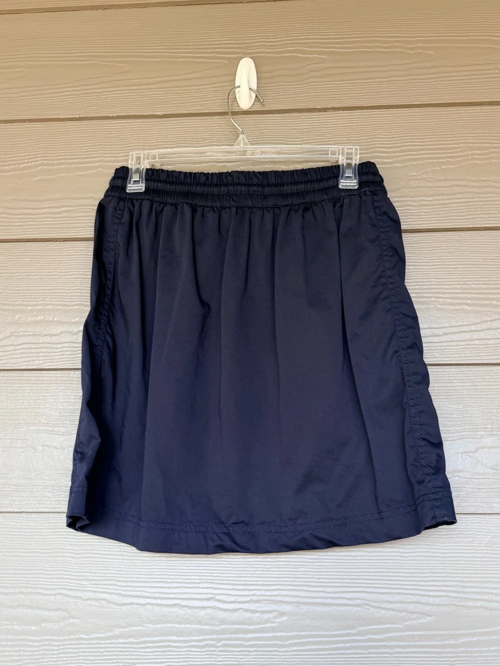 Lou and Grey Women’s Navy Elastic Waist Pull-On Skirt Size Small